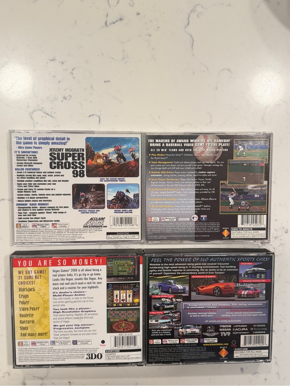 Sony PlayStation Greatest Hits Bundle - Black & Multicolor Cover Art (4 Titles) - Picture 2 of 2